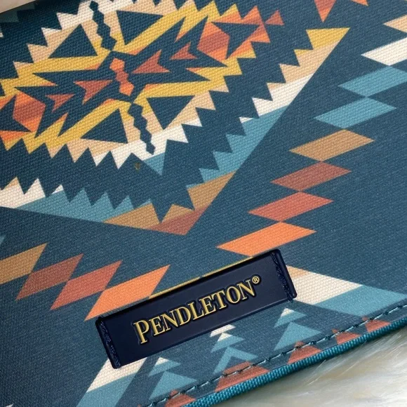 PENDLETON SUMMERLAND BRIGHT CANOPY CANVAS CROSSBODY WALLET - Picture 2 of 6